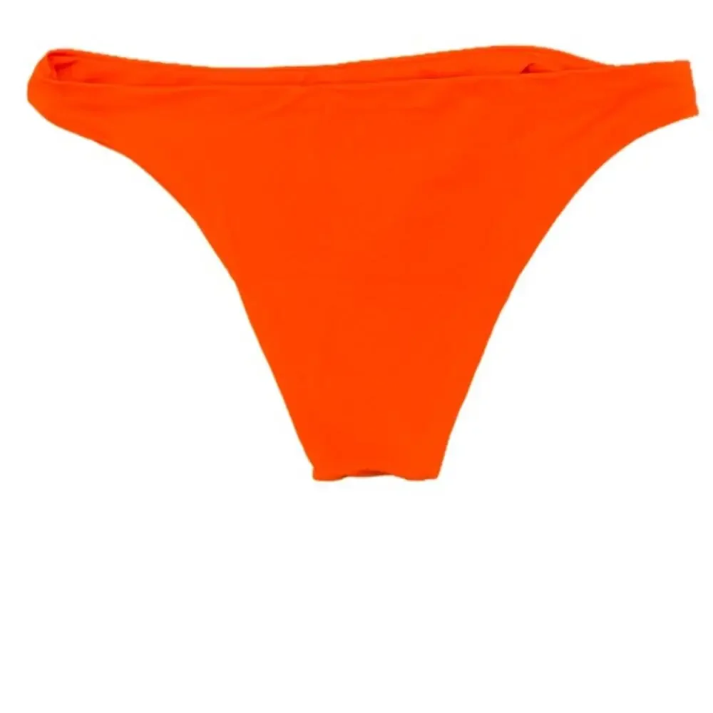 Mara Hoffman Scarlett Bikini Bottoms - Tangerine Orange Size XS